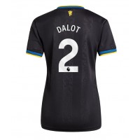 Manchester United Diogo Dalot #2 Tretí Ženy futbalový dres 2025-26 Krátky Rukáv